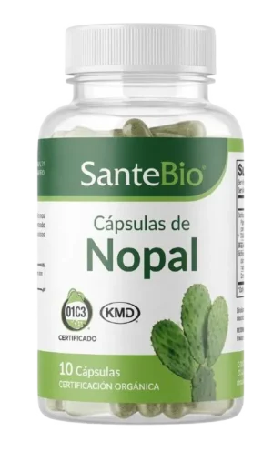 SanteBio Capsulas de nopal - 150 Cápsulas